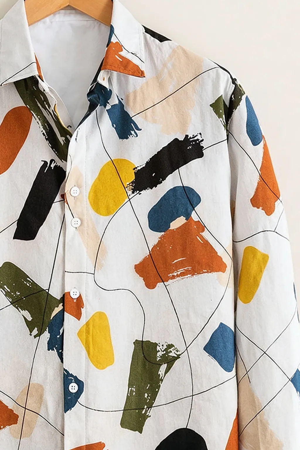 Heritage Brush Abstract Shirt - Image 3