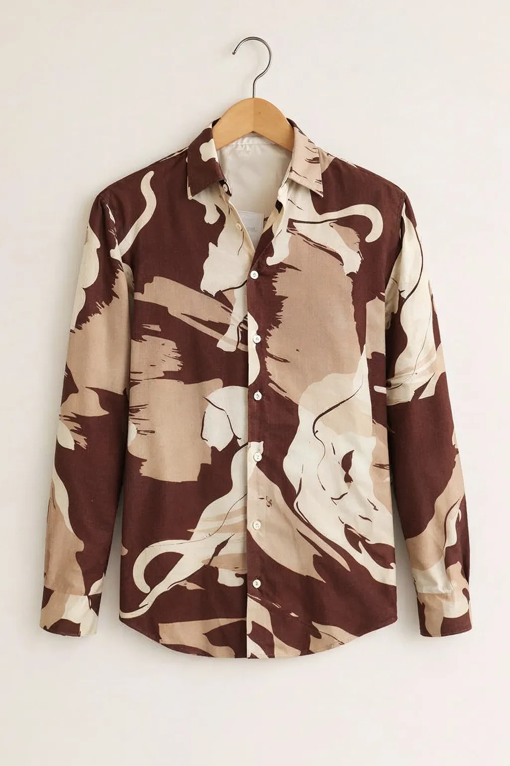 Men’s Premium Brown Stylish Cotton Shirt