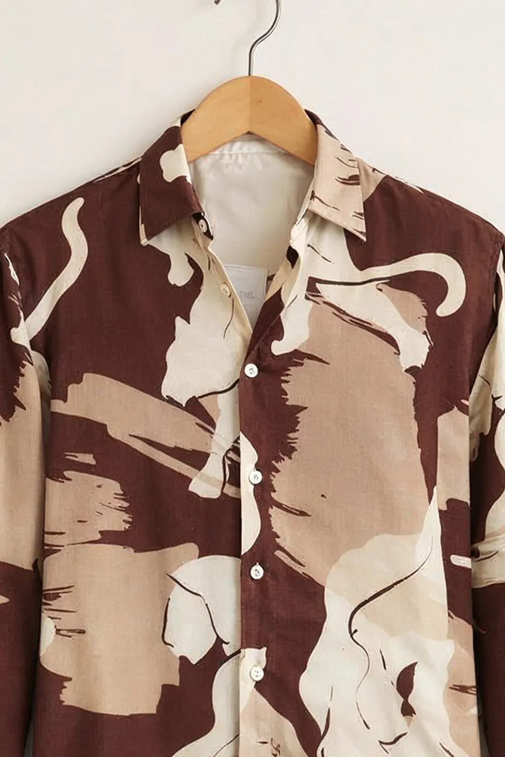 Men’s Premium Brown Stylish Cotton Shirt - Image 2