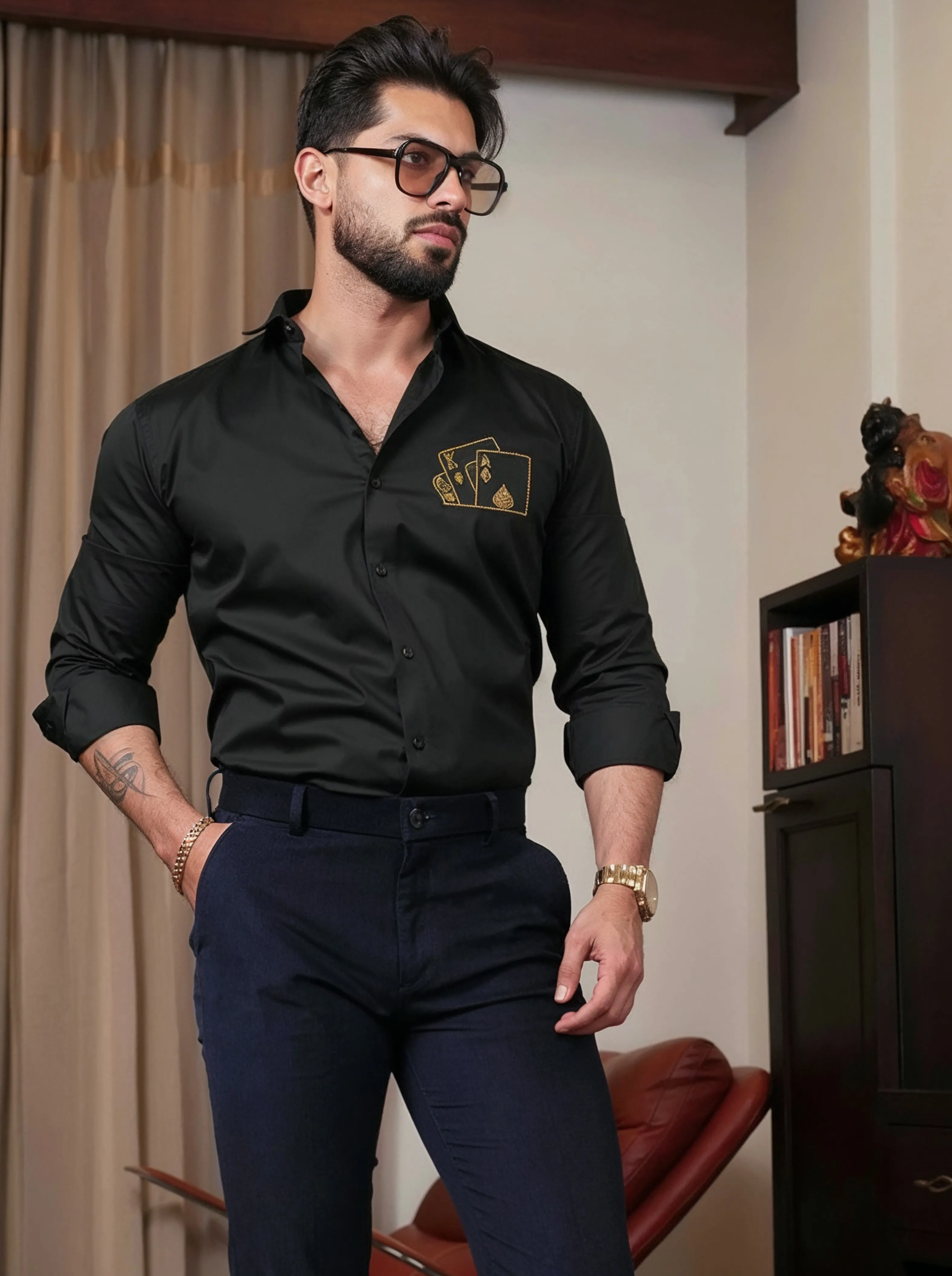 Men’s Playing Cards Jarkan Shirt - Image 6